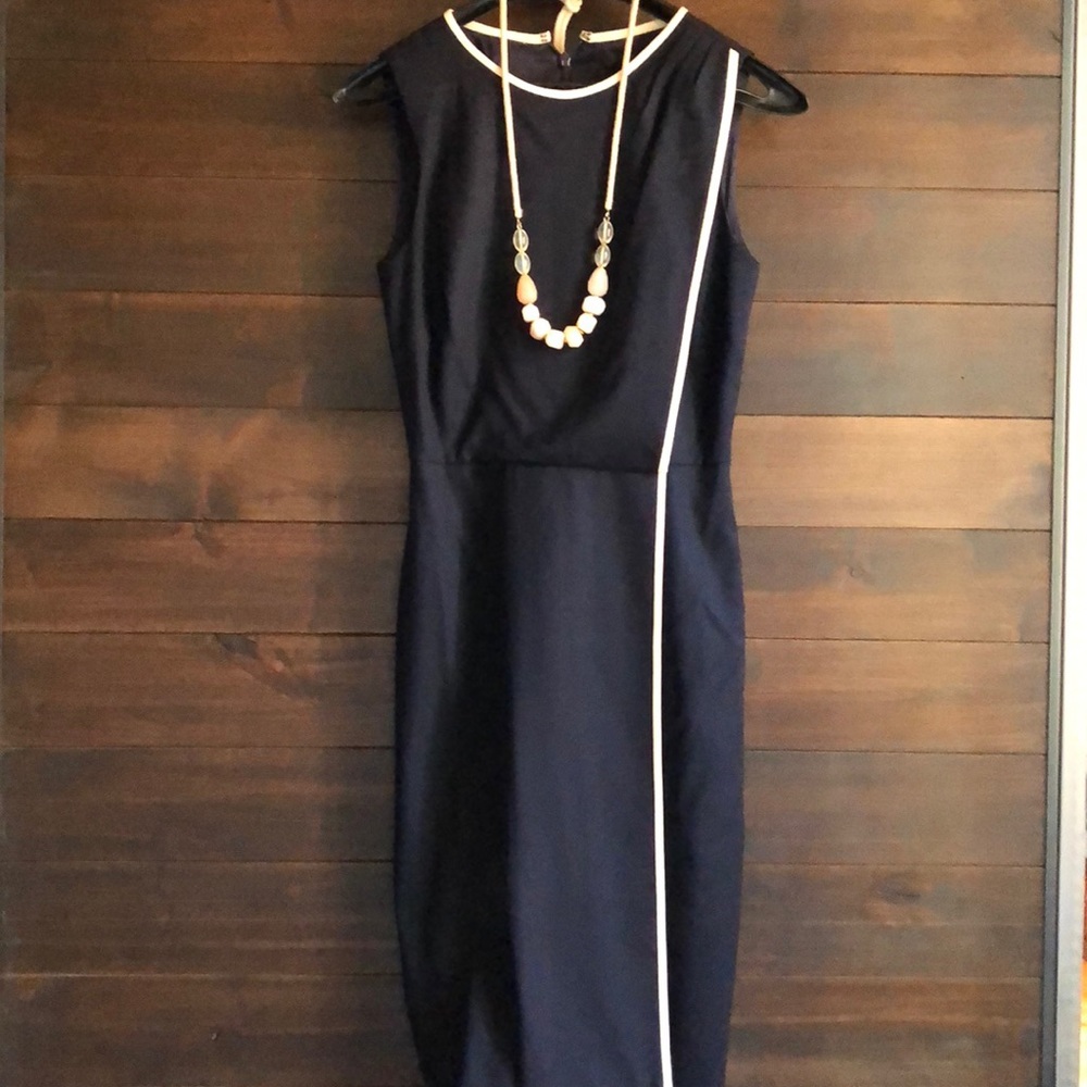 ✨J.Crew navy work dress that goes day to night! ✨